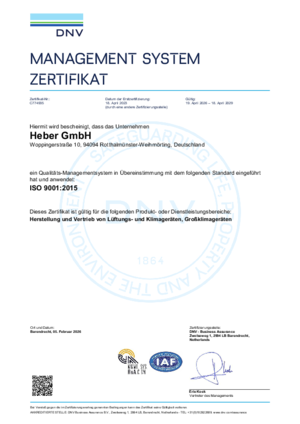 ISO 9001:2015 (GER) April 2026